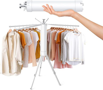 Foldable Standing Clothes Drying Rack with Multi Arms